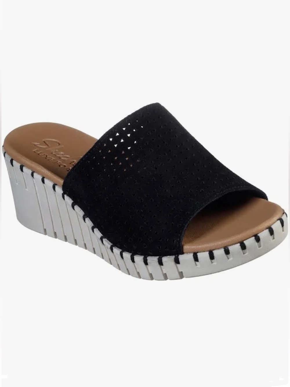 Skechers Pier Ave-Urban Escape Wedge Sandals- 8